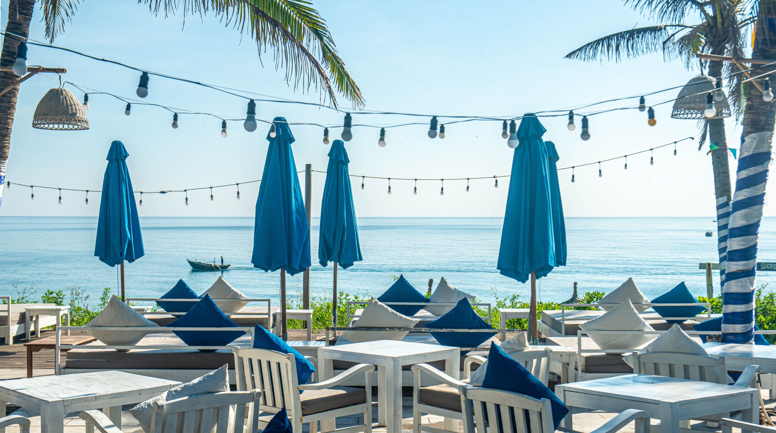 Beach Club Hoi An - Champagne enjoyed with a view over An Bang Beach