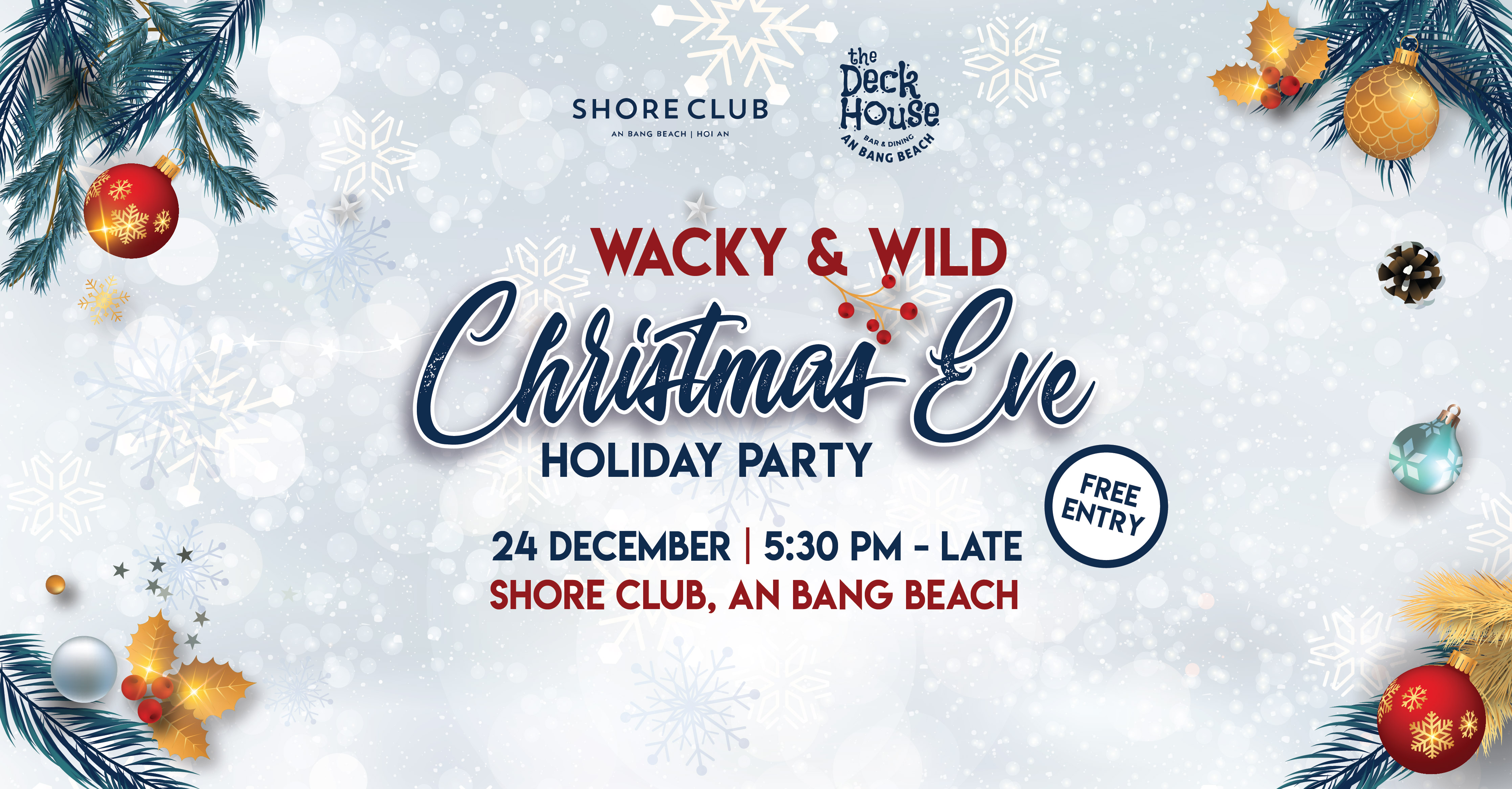 Christmas Eve Dinner & Party at Shore Club