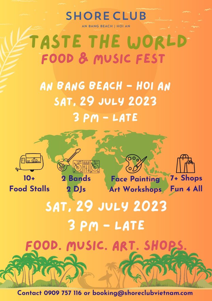 Taste the World Food & Music Fest 2023 poster